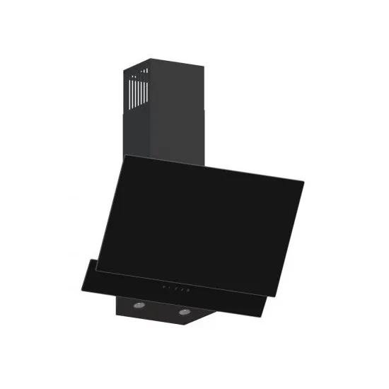 Novacook D001 beépíthető kerámia konyhai elszívó, 59.5x34.23x31.05 cm, fényes fekete üveg 