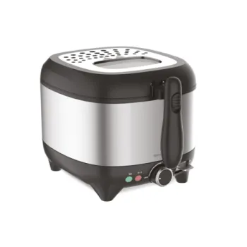 Orava FR-111 kiveető tartályos olajsütő 2.5 l fekete-inox