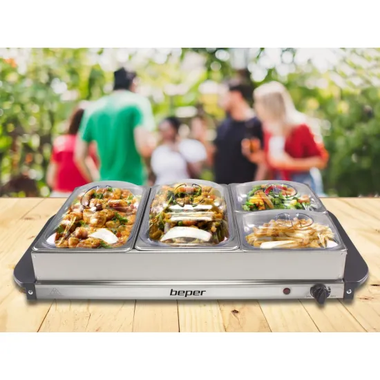 Beper P101TEM001 büfétároló melegen tartó funkcióval 