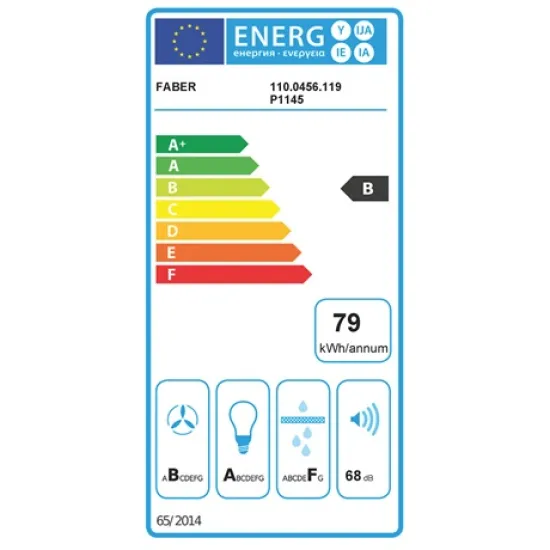 Faber GLAM-LIGHT EV8+ DG/LG A80 beépíthető falra szerelhető döntött kürtös konyhai elszívó,sötétszürke/világosszürke, LED világítás, Touch Control 