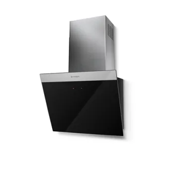 Faber DAISY + BK A80 beépíthető falra szerelhető döntött kürtös konyhai elszívó,80cm,LED világítás