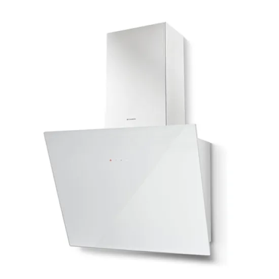 Faber TWEET EV8 LED WH A55 beépíthető falra szerelhető döntött kürtös konyhai elszívó,55cm,fehér üveg