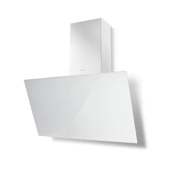 Faber TWEET EV8 LED WH A55 beépíthető falra szerelhető döntött kürtös konyhai elszívó,55cm,fehér üveg