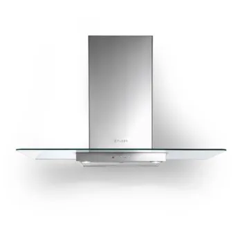 Faber NICE LED SRM X/V NS A90 üveges kürtös konyhai elszívó,90cm,LED világítás, inox/üveg 