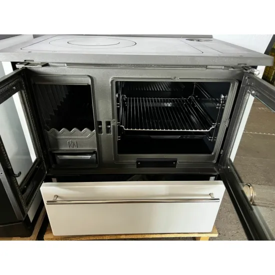 Warnex Plamen 850 Glas sparhelt, fedlapja, ajtaja, tűztere öntöttvas 8kW