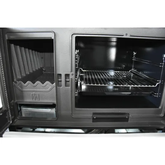 Warnex Plamen 850 Glas sparhelt, fedlapja, ajtaja, tűztere öntöttvas 8kW