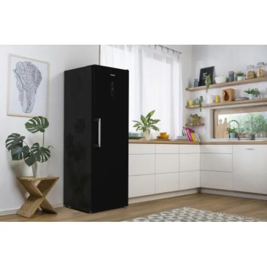 Gorenje R619EABK6 fekete hűtőszekrény 398 liter 185 X 59,5 X 66,3 cm külső kijelző,  AdaptTech öntanuló kompresszor 