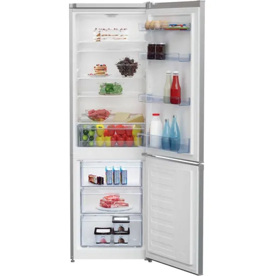 Beko RCSA270K40 SN ezüst alulfagyasztós kombinált hűtőszekrény 170.8X54X57,4cm