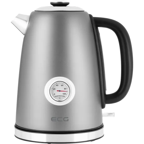 ECG RK 1700 Magnifica Antracito elektromos vízforraló rozsdamentes acél kivitel 1,7L 