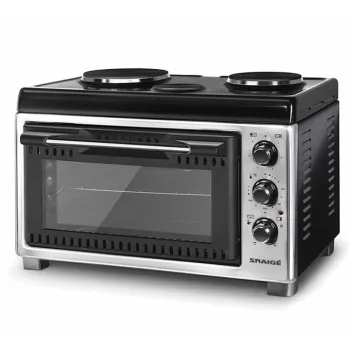 Snaige SN-13676 minisütő főzőlappal 42L, fekete 