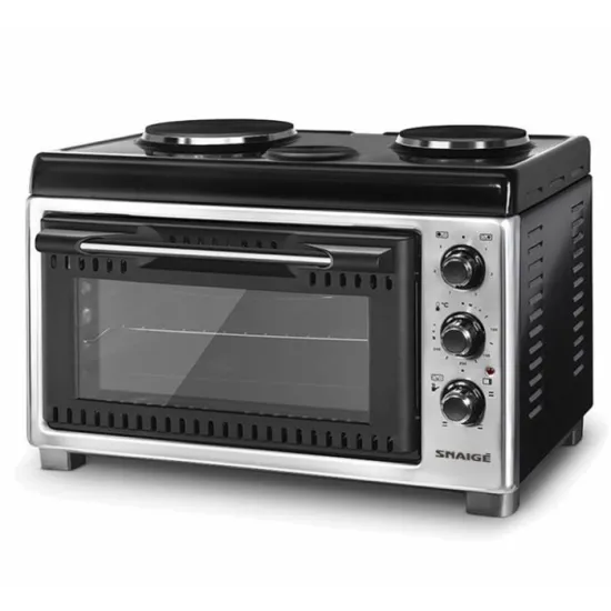 Snaige SN-13676 minisütő főzőlappal 42L, fekete 