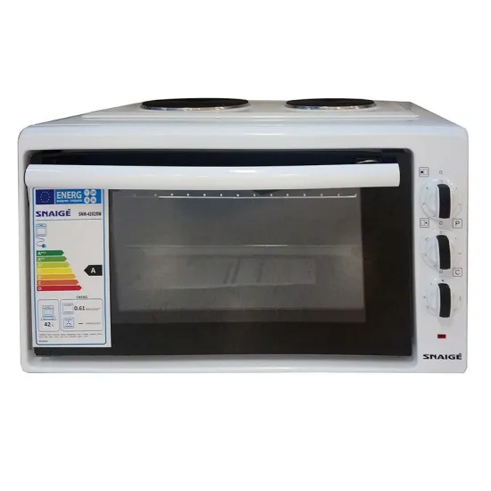 Snaige SNM-4202RW minisütő főzőlappal 42L, fehér