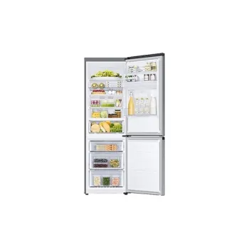 Samsung RB34C632DSA/EF vízadagolós NoFrost inox alulfagyasztós kombinált hűtőszekrény 227/114L, gyorshűtés, wlan 185,3x59x5x65,8cm 