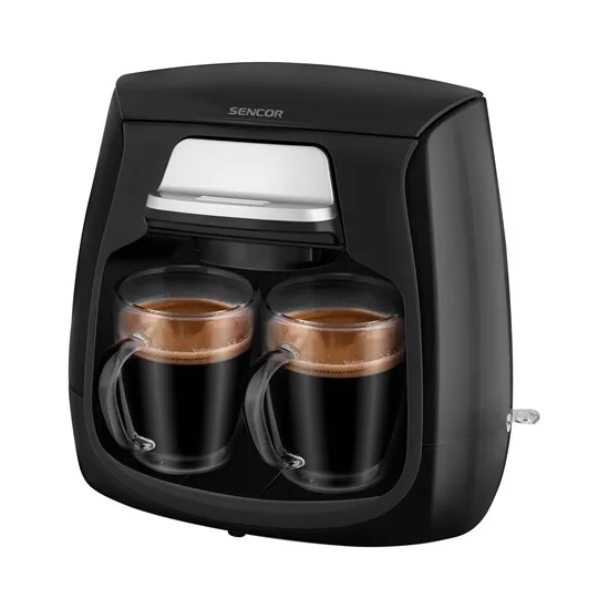 Sencor SCE2100BK  2 csészés filteres kávéfőző 0,3l víztartály 500W fekete