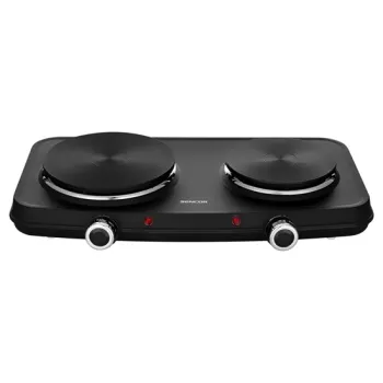 Sencor SCP2254BKEUE4 elektromos főzőlap, 2500W, kétzónás,fekete