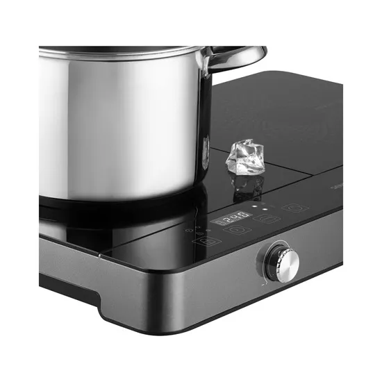 Sencor SCP4001BK indukciós kétzónás üvegkerámia főzőlap 3400W 