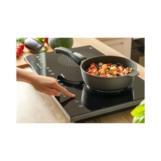 Sencor SCP4601GY kétzónás indukciós üvegkerámia főzőlap, 3400W