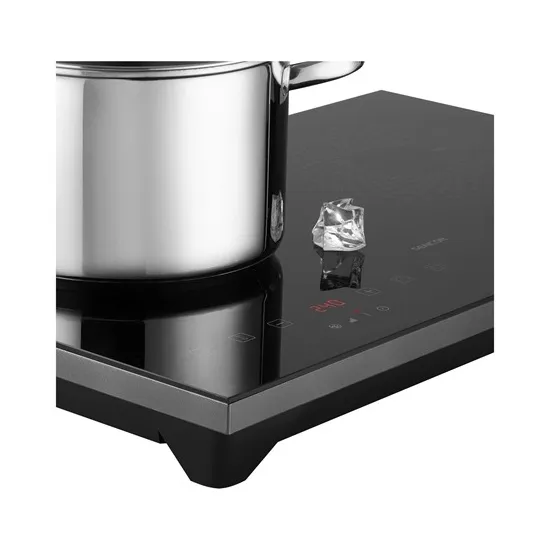 Sencor SCP4601GY kétzónás indukciós üvegkerámia főzőlap, 3400W