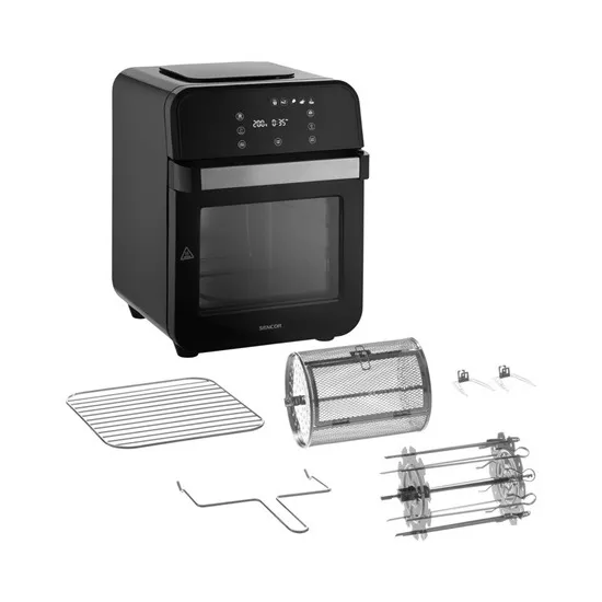 Sencor SFR5510BK forrólevegős sütő 12l