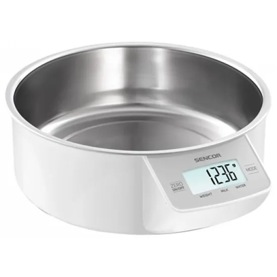 Sencor SKS4030WH tálas konyhai mérleg