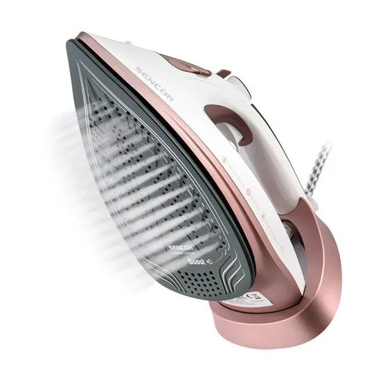 Sencor SSI 3520RS gözölős vasaló,3100W,fehér/rózsaszín