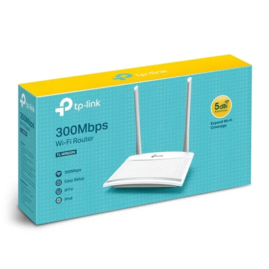 TP-Link TL-WR820N 300Mbps 802.11n - 3 portos WIFI Router 