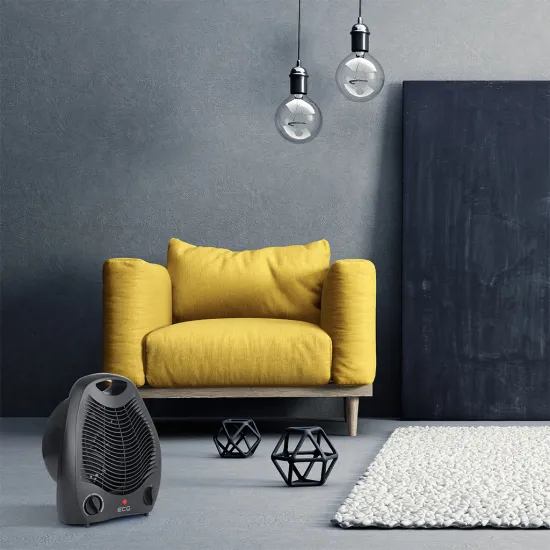 ECG TV 3030 fűtőventillátor, fekete 