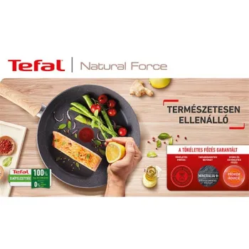 Tefal G2663872 Natural Force 25cm palacsintasütő indukció, gáz, elektromos, kerámia, halogén főzőfelületre