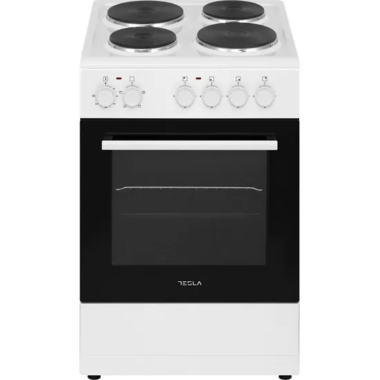 Tesla CS5400SW elektromos vasmagos tűzhely 50x50x85 cm