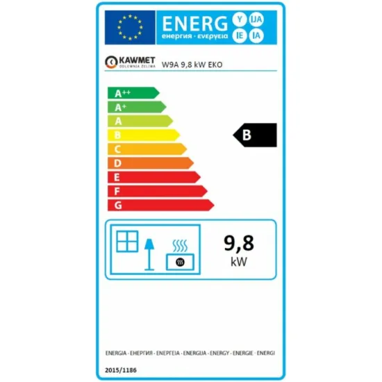 Warnex W9 eco öntöttvas kandalló betét 9,8kW