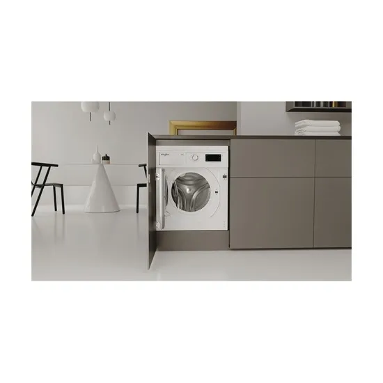 Whirlpool BI WMWG 91485 EU beépíthető elöltöltős mosógép, 59.5x54.5x81.5 cm, inox szín 
