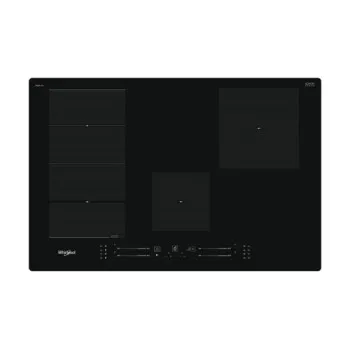 Whirlpool WFS0377NE/IXL beépíthető indukciós főzőlap, 77cm, Zónánkénti premium slider vezérlés