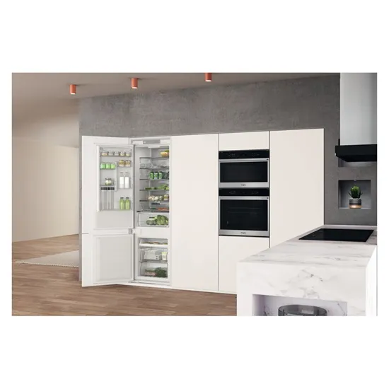 Whirlpool WHC20 T352 Total No Frost beépíthető alulfagyasztós kombinált hűtőszekrény, 212/68L, 54x54.5x193.5 cm 