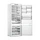 Whirlpool WH SP70 T241 P beépíthető alulfagyasztós kombinált hűtőszekrény, 295/99L, 193cm magas, Total No Frost 