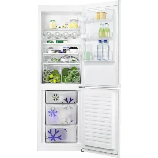 Zanussi ZNLN34EW2 alulfagyasztós kombinált hűtő 185cm