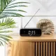 Adler AD1192B Órarádió Qi töltővel FM rádióval, ébresztőórát kis bluetooth hangszóróként is használhatja