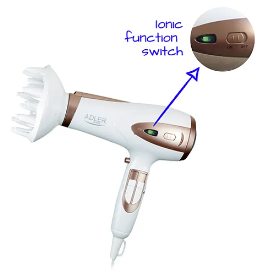 Adler AD2248 hajszárító 2400W ion