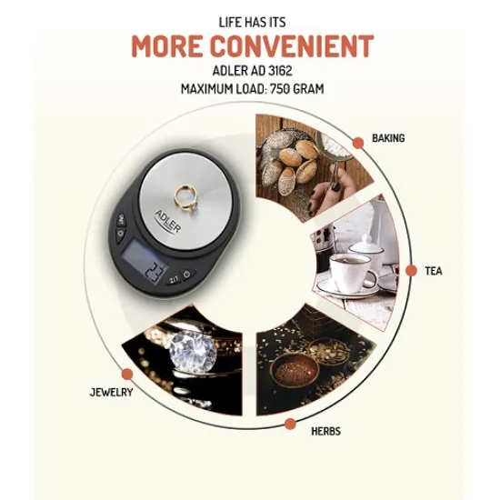 Adler AD3162 precíziós mérleg