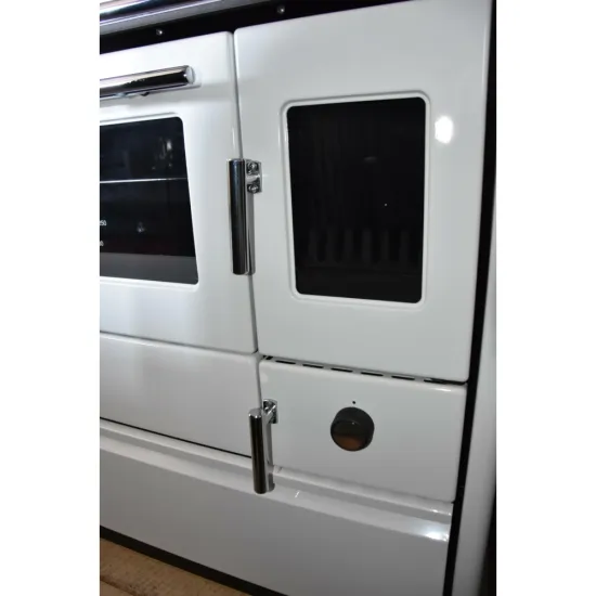 Warnex Alfa 85-G fehér zománcozott sparhelt jobbos