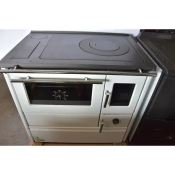 Warnex Alfa 85-G fehér zománcozott sparhelt jobbos