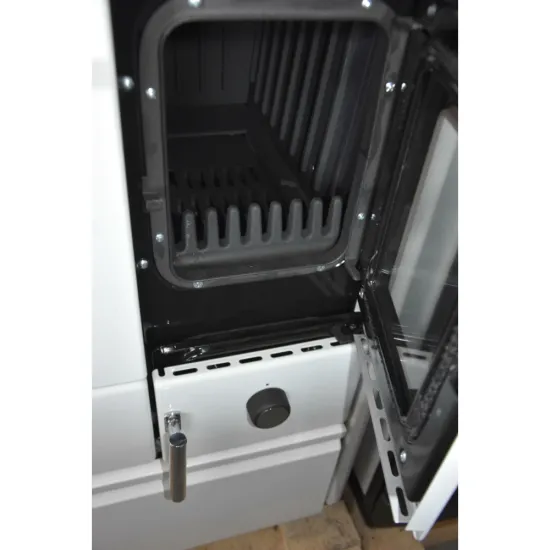 Warnex Alfa 85-G fehér zománcozott sparhelt jobbos