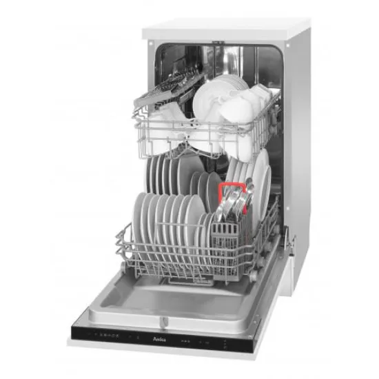 Amica ZIM 435B keskeny teljesen beépíthető mosogatógép 45cm