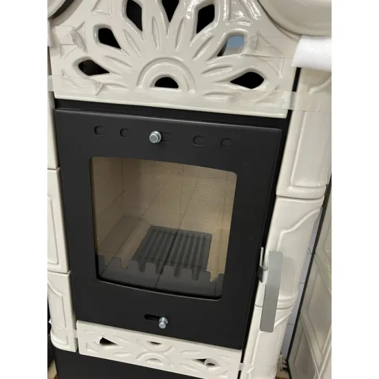 Warnex Benedetto kerámia csempés kandalló csontszín 