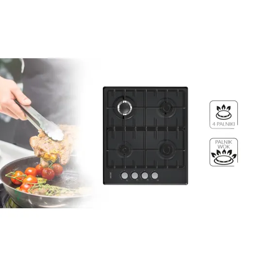 MPM-60-GMB-09 beépíthető gáz főzőlap 60 cm széles