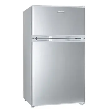 MPM MPM-87-CZ-14 felülfagyasztós kombinált hűtőszekrény, 61/24L,48x85x52cm, inox, MPM87CZ14