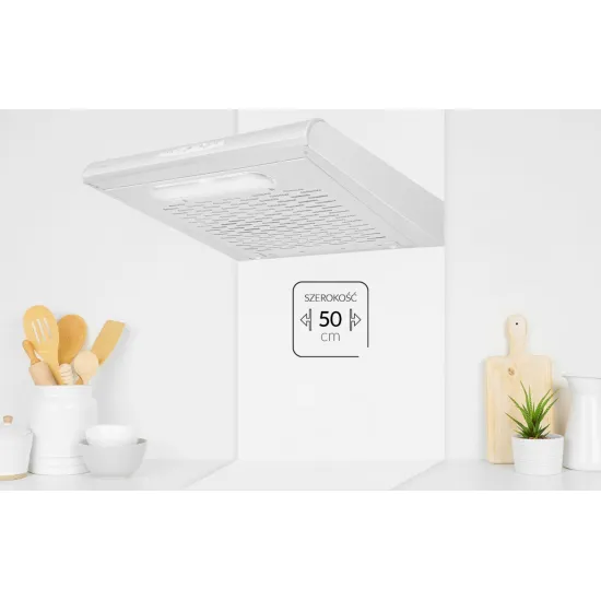 MPM-51-PX-68 konyhai elszívó fehér 50cm 