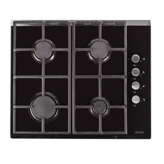 MPM-60-GM-01 beépíthető gáz főzőlap 4 égőfejes 