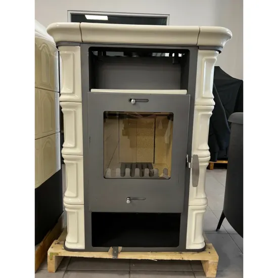 Warnex Bonn kerámia csempés kandalló csontszín