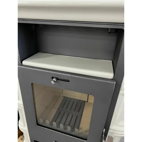 Warnex Bonn kerámia csempés kandalló csontszín