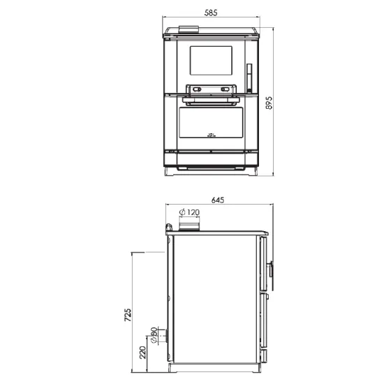 Warnex Calorex 100 sparhelt öntvény elemekkel